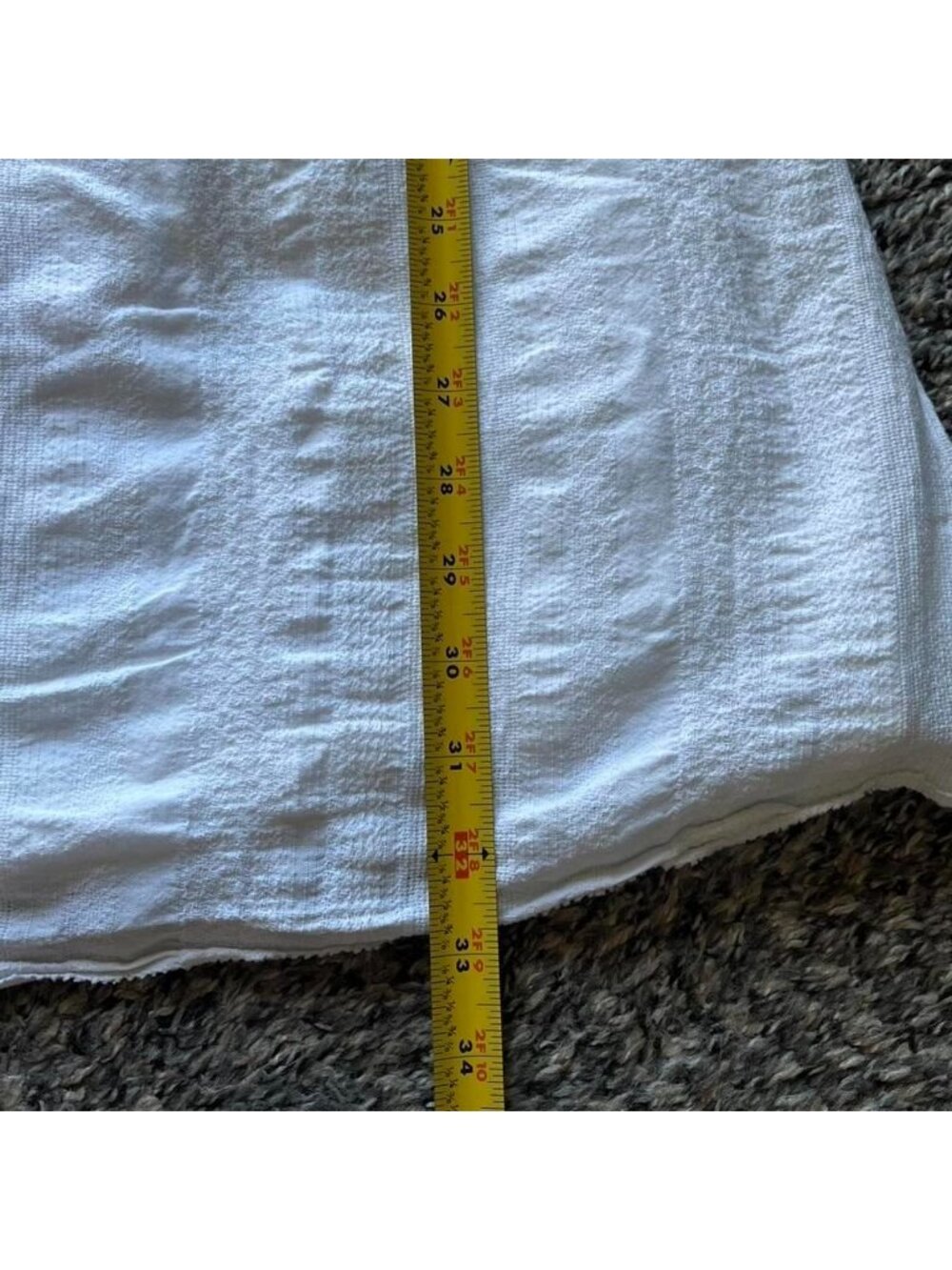 Faherty White T-Shirt Mini Dress Large Ruffles Cottagecore Traditional Fairy - Picture 7 of 7